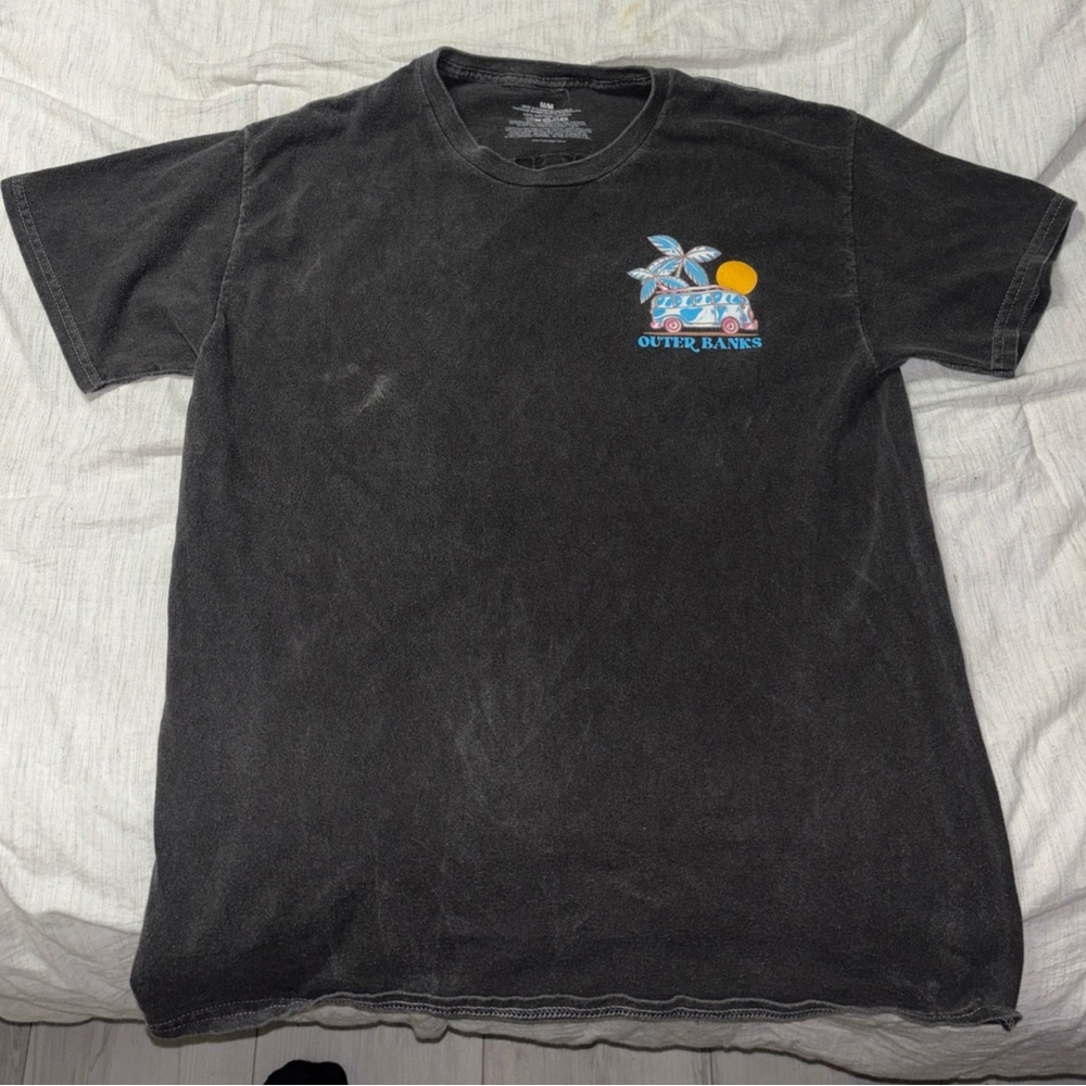 Men's Black Graphic T-Shirt